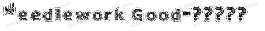 Needlework Good字体转换